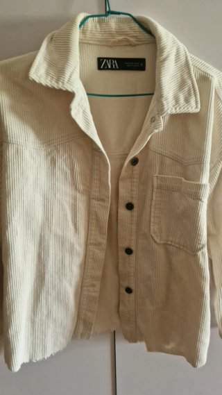 Sobrecamisa Zara Beige Talla M