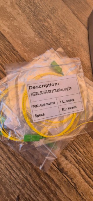 Lote Latiguillos y Pigtails Fibra Óptica