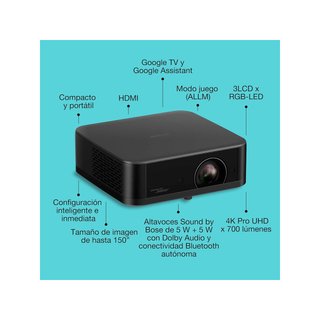 Epson Lifestudio Pop Plus proyector 4K portátil