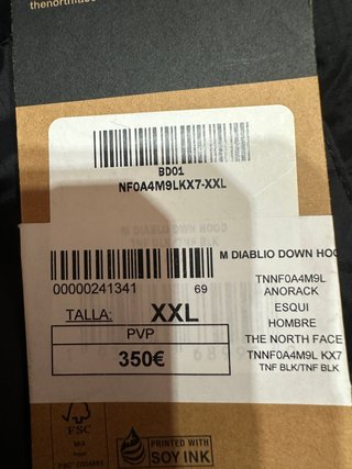 The North Face Diablo Anorak XXL Negro a estrenar!