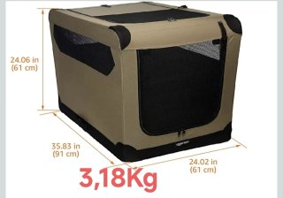 Transportín  plegable perros grandes