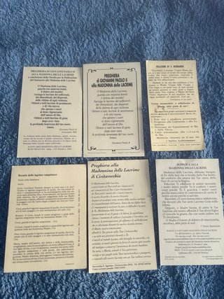 12 Santini Madonna delle Lacrime