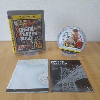 Grand Theft Auto IV 4 + mappa/poster PS3 - PAL FR