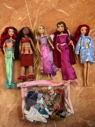Bambole Disney Principesse (5 unità)
