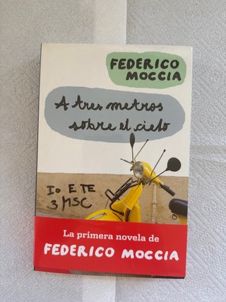Libro A tres metros sobre el cielo