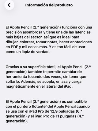 Apple Pencil 2ª Generación