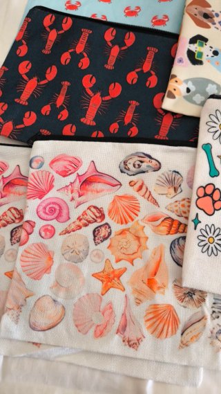Lote 6 bolsos de mano neceser nuevos-ideal reventa