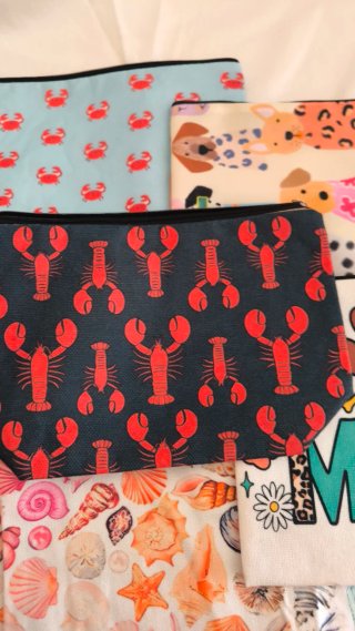 Lote 6 bolsos de mano neceser nuevos-ideal reventa