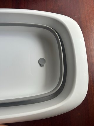Bañera Plegable Twistshake Blanca