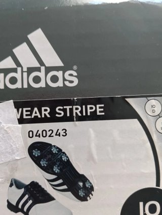 Zapatos de Golf Adidas Blancos y Negros