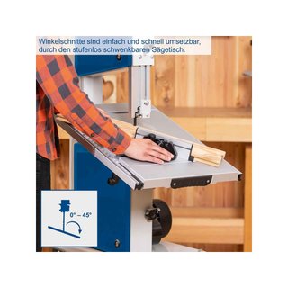 CEVIK HBS400 Scheppach sierra de cinta vertical
