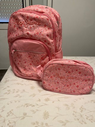 Mochila y neceser Peppe Jeans floral