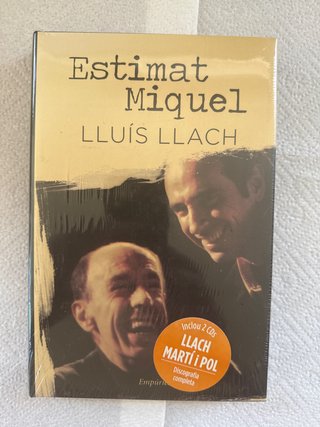 Lluís Llach Estimado Miquel Libro + 2 CDs