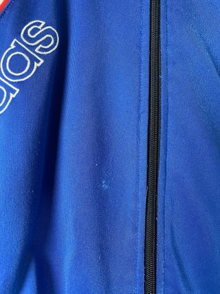 Chaqueta Adidas Azul y Roja Vintage
