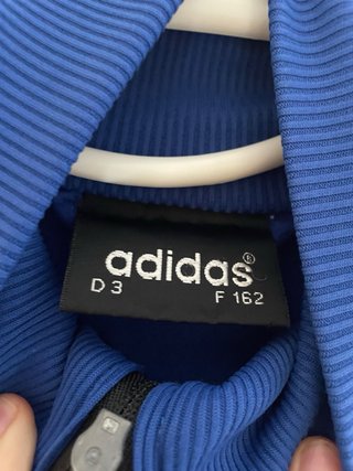 Chaqueta Adidas Azul y Roja Vintage