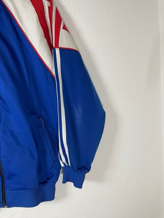 Chaqueta Adidas Azul y Roja Vintage