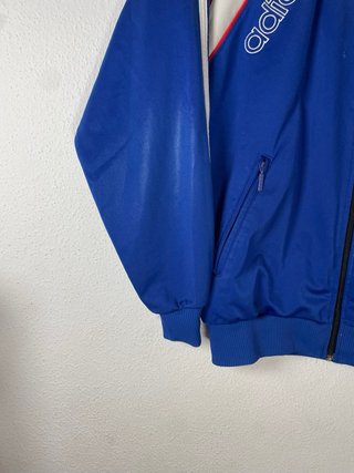 Chaqueta Adidas Azul y Roja Vintage