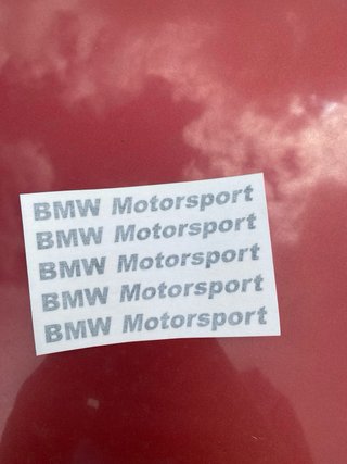Pegatina Vinilo BMW Motorsport