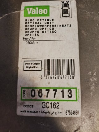 Óptica Cibié Oscar+ 067713 Valeo Nueva