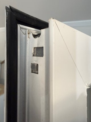 Puerta  sola con cristal  90x211