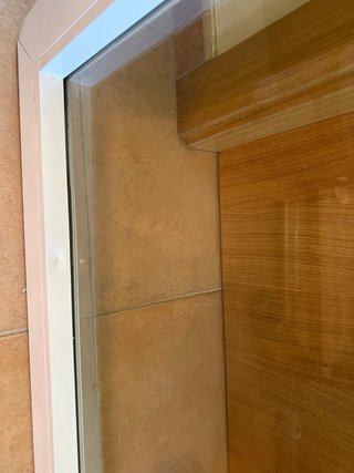 Puerta  sola con cristal  90x211