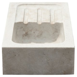 Lavabo in marmo bianco L82xP41xH18 cm · per il bag