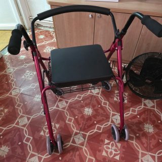 Andador Plegable Rollator 4 Ruedas