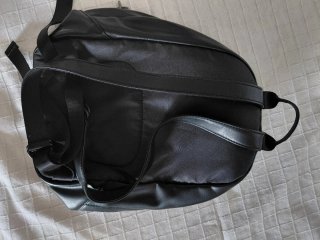 Mochila Mini Puma Negra Charol