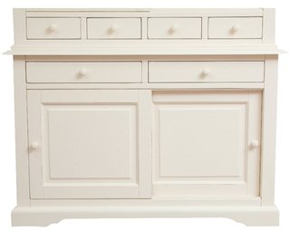 Credenza Country in legno massello di tiglio finit