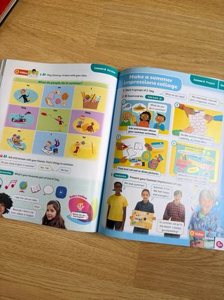 Libro de texto Inglés Open Up 4 Primaria