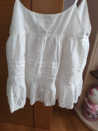 Camisa blanca niña Pan con Chocolate talla 12