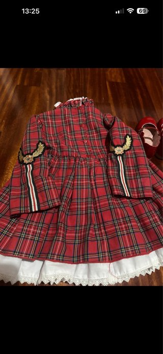 Conjunto Diverdress: Vestido y Zapatos Angelitos