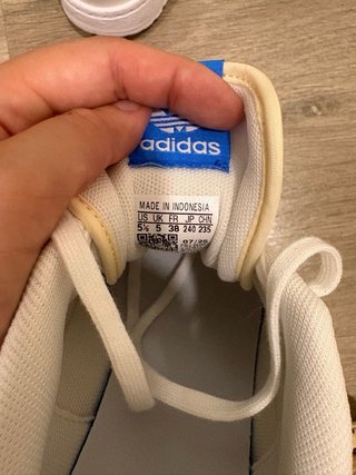 Adidas Bambas Blancas y Azules