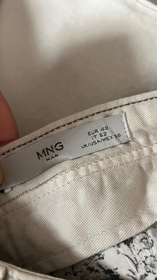NUEVOS Pantalón Chino Slim Fit Beige Talla 48