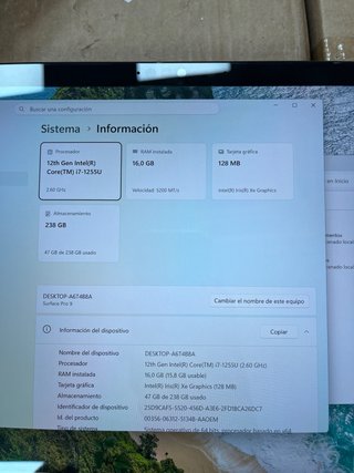 Microsoft Surface Pro 9 13 Intel EVO Grigio #3423BF