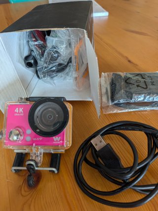 Cámara Woxter Sportcam 4K Wifi Rosa