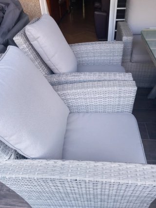 Conjunto Muebles Exterior Gris