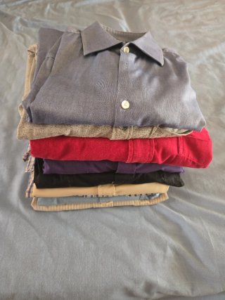 Lote 9 Camisas Manga Larga