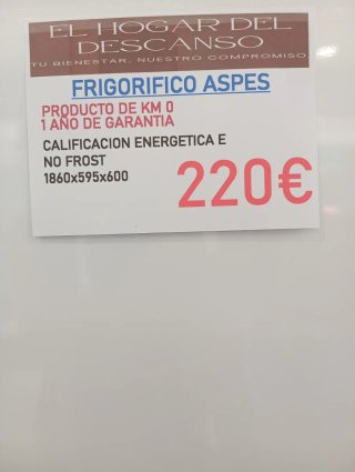 FRIGORÍFICO ASPES