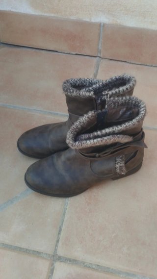 Botines JustFab Marrones Talla 40