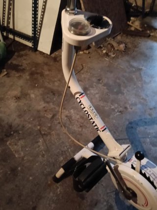 Bicicleta Estática Blanca CICLOSTATIC