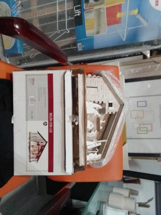 Belén Madera Belén con Luz Nuevo