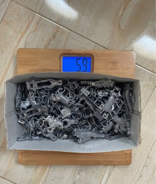 Precio negociable -Lote 6 kilos Figuras Plomo