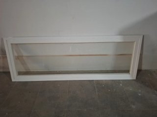 Ventanas fijas de aluminio 50x150cm