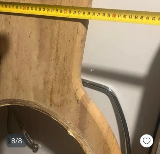Mueble de baño de mármol con cajones