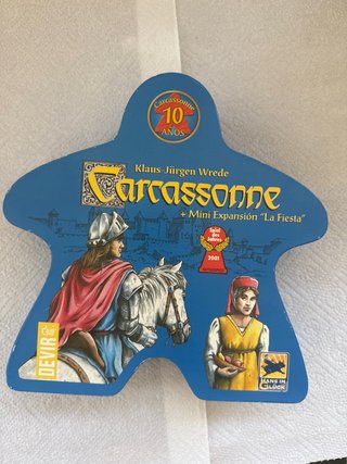 Juego de mesa Carcassonne + Expansión La Fiesta