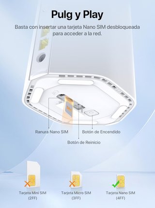 Tenda 5G01 Router 5G WiFi 6 básico