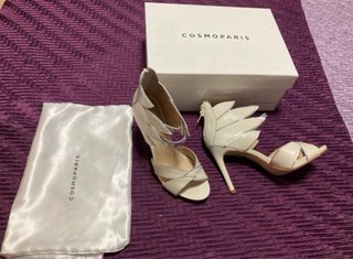 Sandalias Cosmoparis Piel Blanca T.38