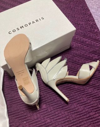 Sandalias Cosmoparis Piel Blanca T.38