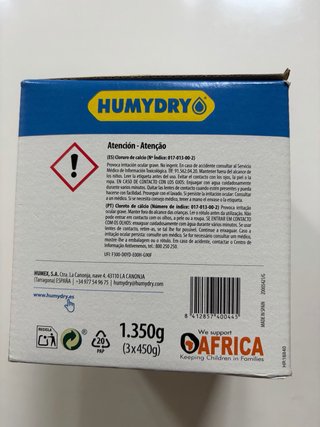 Recambios Antihumedad HUMYDRY (3x 450g)
